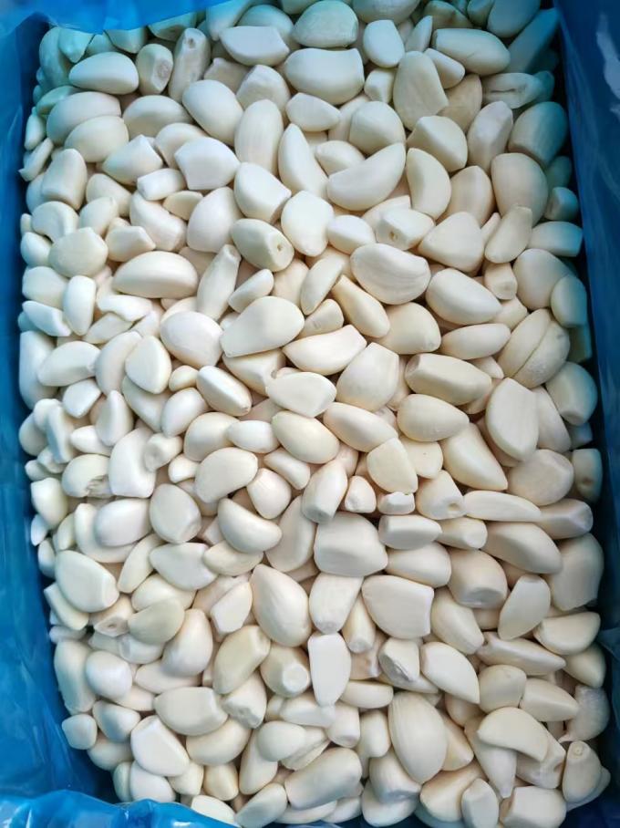 Warme Produkte Fabrikpreis Wei&szlig;e Farbe BRC HACCP-Zertifikate Tiefk&uuml;hlgem&uuml;se IQF Bio Knoblauch 0