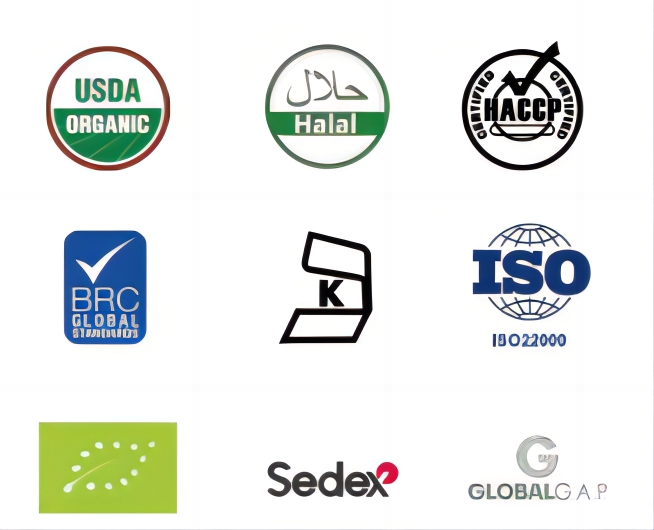 Warme Produkte Fabrikpreis Wei&szlig;e Farbe BRC HACCP-Zertifikate Tiefk&uuml;hlgem&uuml;se IQF Bio Knoblauch 6