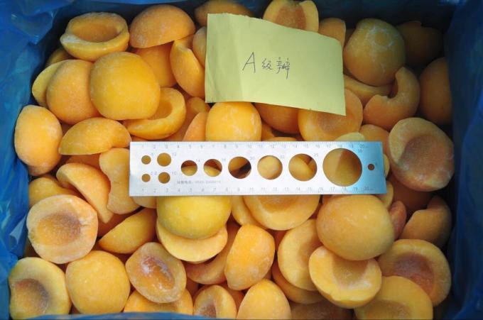 Sinocharm BRC-A 4-Sterne-Produkt 1/2 halbierte, geschnittene IQF-Pfirsiche, halber Gro&szlig;handelspreis, 10 kg lose gefrorene gelbe Pfirsiche f&uuml;r Saftgetr&auml;nke 1