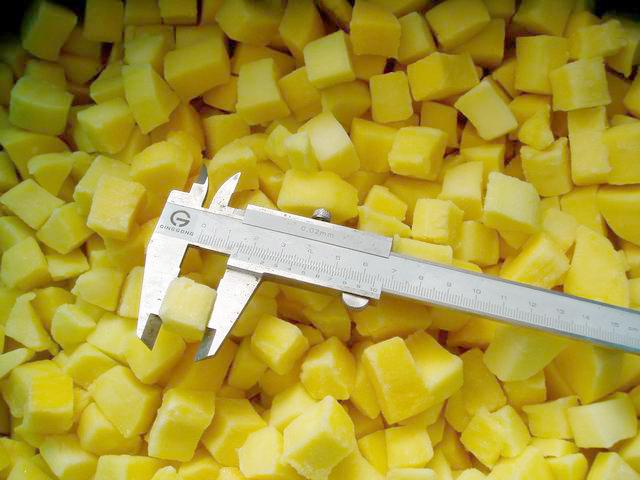 Preis f&uuml;r gefrorene Mangoscheiben 1