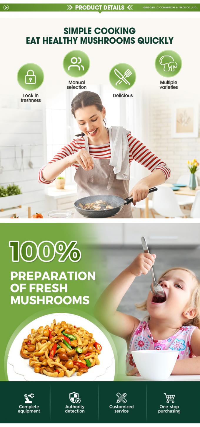 Wildpilze, kultiviert, Bio, gesund, nat&uuml;rlich, nahrhaft, frisch, ganze, gefrorene Pilze, IQF-gefrorene Nameko 2