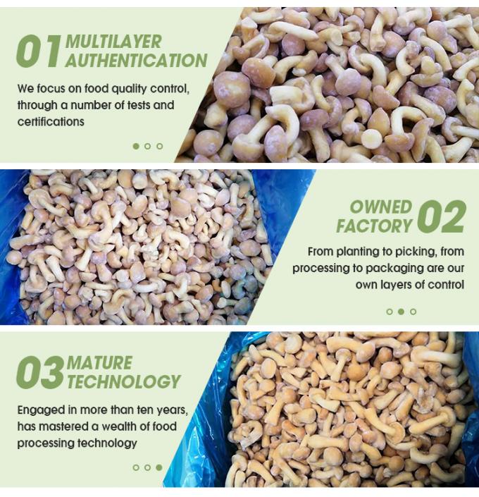 Wildpilze, kultiviert, Bio, gesund, nat&uuml;rlich, nahrhaft, frisch, ganze, gefrorene Pilze, IQF-gefrorene Nameko 3