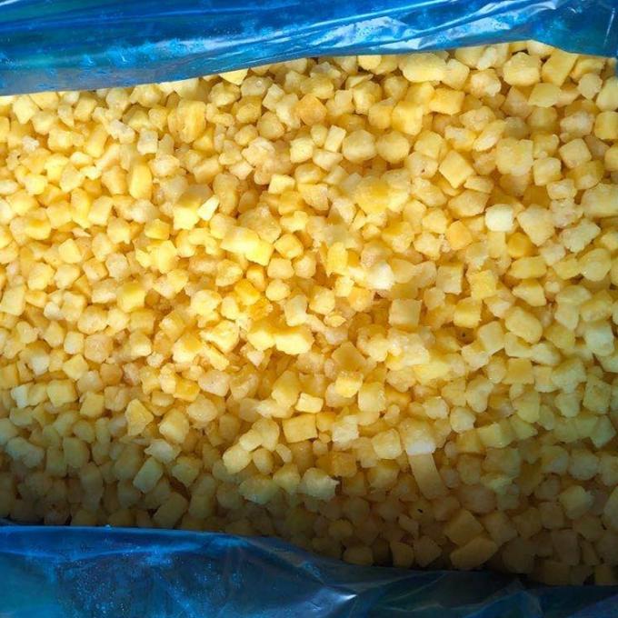 Großhandel IQF Tiefkühl-Ananaswürfel Tiefkühlfrüchte mit gutem Preis 0