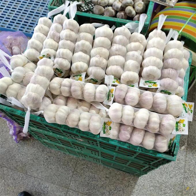 Frischer chinesischer 4P reiner weißer Knoblauch, günstiger Preis, frisches Gemüse für den Großhandel 2