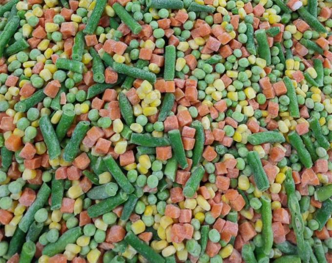 California-Gem&uuml;se-Mix IQF 3-fach gefroren, ganze Zutaten, BRC, HALAL, HACCP-zertifiziert, frischer Mais, W&uuml;rfel, gehacktes Obst, Karotte) 2