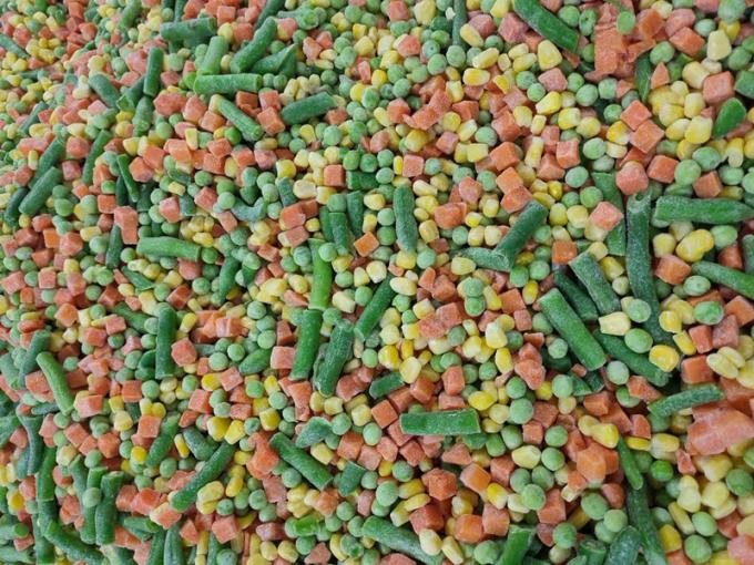 California-Gem&uuml;se-Mix IQF 3-fach gefroren, ganze Zutaten, BRC, HALAL, HACCP-zertifiziert, frischer Mais, W&uuml;rfel, gehacktes Obst, Karotte) 4